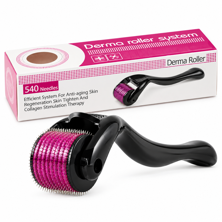 درمارولر ۵۴۰ سوزنه Derma Roller System | رولر میکرونیدلینگ پوست و مو